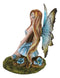 Celestial Nova Starlight Tribal Fairy FAE with Pixie Cat Home Decor Figurine