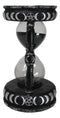 Wicca Phases of The Moon Pentagram Black Cat Invertible Glass Mystic Sand Timer