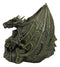 Hades Hellbringer Drogon Winged Behemoth Dragon Perching On Rocky Skull Figurine