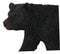 Large Rustic Western Wildlife Black Bear On Tree Branch Wall Sculpture 21"L