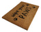 Wipe Your Paws Pet Friends Coir Coconut Fiber Welcome Floor Mat Doormat