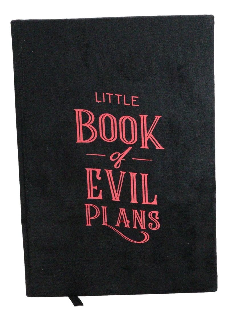 Dark Arts Little Book of Evil Plans A5 Lined Pages Velvet Cover Journal Book