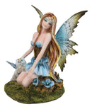 Celestial Nova Starlight Tribal Fairy FAE with Pixie Cat Home Decor Figurine