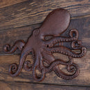 Cast Iron Nautical Marine Deep Sea Octopus Wall Decor Plaque Coastal Ocean Beach