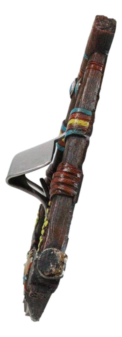 Southwestern Feathers With Double Hand Axes Tribal Indian Wall Bottle Opener