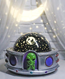 UFO Outer Space Celestial Moon and Stars Roswell Alien Projector Night Light