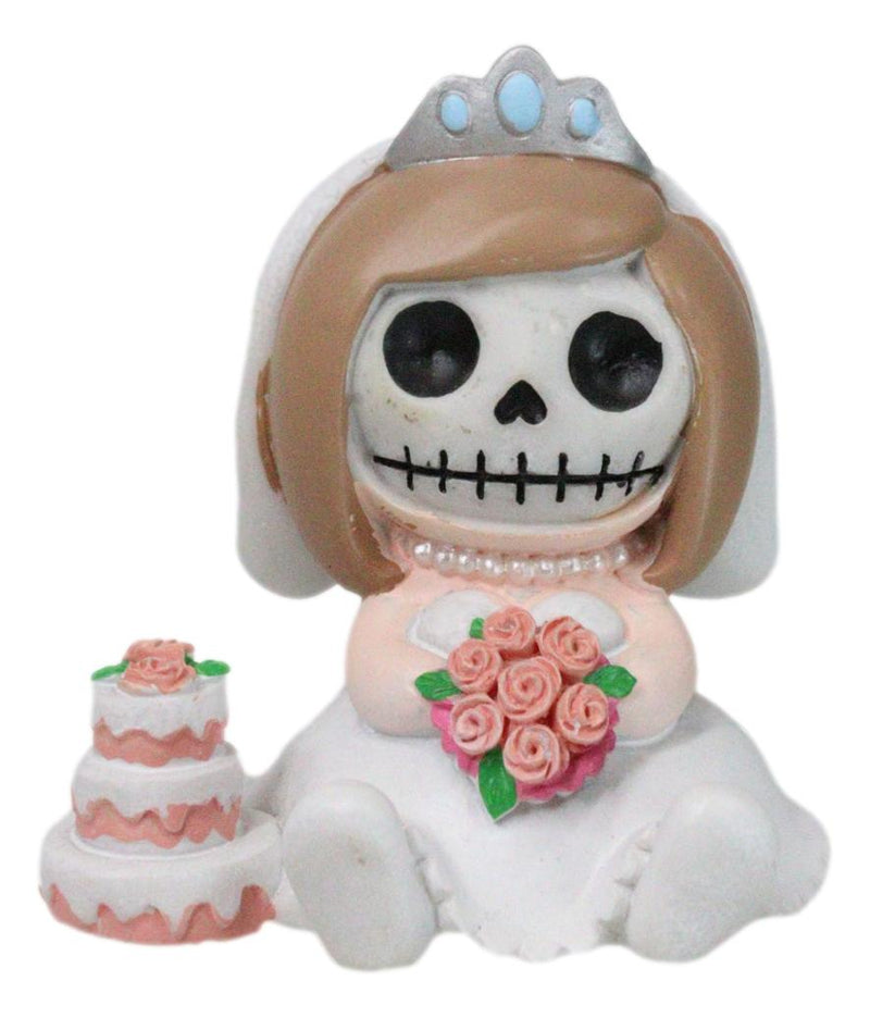 Mrs Furrybones Vampiress Bride With Wedding Cake Skeleton Furry Bones Figurine