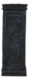 Wicca Celtic Knotwork Sacred Symbols Dark Art Votive Column Candle Holder Stand