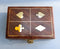 Gambling Poker Spade Heart Club Diamond Symbols Decorative Trinket Wooden Box