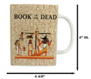 Yellow Book Of The Dead Egyptian Anubis Arcane Arts Ceramic Boxy Square Mug