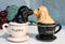 Ebros Cocker Spaniel Puppy Love Magnetic Ceramic Salt Pepper Shakers Set