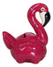 Whimsical Magenta Tropical Wading Bird Flamingo Money Piggy Coin Bank Figurine