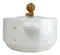 Ceramic Whimsical Honey Bees Bear 30oz Noodle Dessert Food Bowl W/ Glass Lid