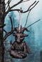 Cultic Fiends Winged Baphomet Sabbatic Goat Triple Moon Pentagram Tree Ornament