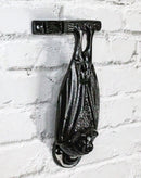 Cast Iron Rustic Black Creature Of The Night Nocturnal Bat Sleeping Door Knocker