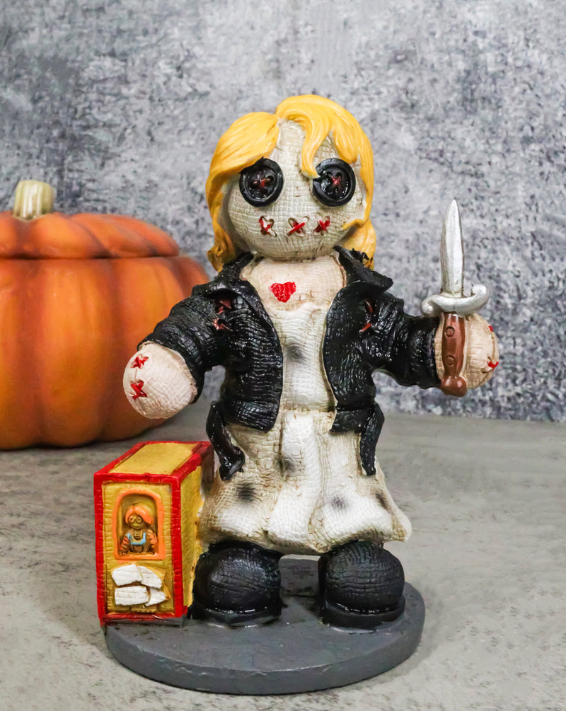 Pinheadz Monster Tiffany Valentine Bride of Chucky with Voodoo Stitches Figurine