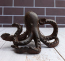 Cast Iron Nautical Sea Octopus Kraken Decorative Paperweight Figurine 5.25"L