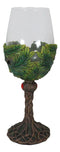 Large Mysterious Forest Tree Spirit Greenman Deity Wine Glass Goblet Chalice Cup