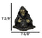 Grim Reaper Skeleton Wizard Chanting Spells Backflow Incense Cone Burner Statue