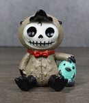 Furry Bones Platypus Bill Holding Egg Voodoo Skeleton Figurine Furrybones