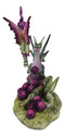 Whimsical Amy Brown Always Share Your Grapes Dragon Fairy with Pixie Figurine