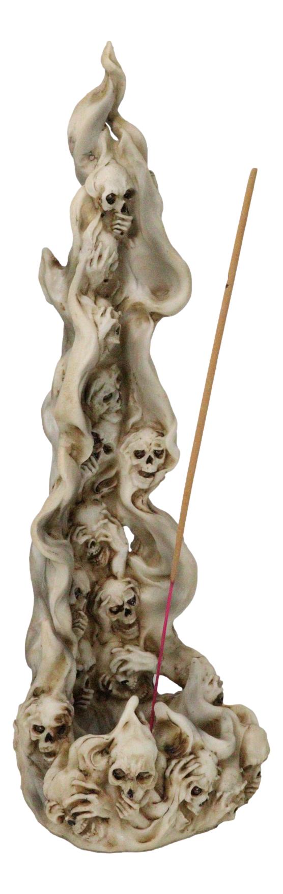 Ossuary Morphing Skulls Ghost Whispers of Lost Souls Incense Burner Figurine