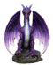 Dungeons And Dragons Giant North Star Purple Dragon at Rest Statue 4 .5Feet Tall