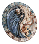 Gothic Grim Reaper of Darkness and Angel of Light Versus Doctrinus Wall Decor