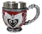 Wicca Scroll Art Dragon Blood Red Vial With Silver Heart Dragons Tea Cup Mug