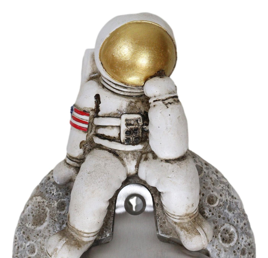 American USA Astronaut in Space Suit Landing On Moon Wall Bottle Opene ...