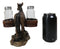 Western Country Mule Donkey Ass Carrying Saddlebags Salt Pepper Shakers Holder