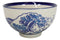 Pack Of 4 Blue Japanese Hokusai Great Wave Design Ceramic Thick Large Rice Bowls