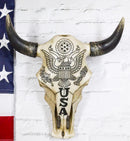 Patriotic American Eagle Great Seal of The United States Cow Skull Wall Decor