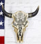 Patriotic American Eagle Great Seal of The United States Cow Skull Wall Decor