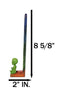 Green Roswell Alien UFO With 7 Chakra Zone Colors Incense Stick Burner Figurine