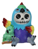 Furrybones Rio Polly The Blue Macaw Parrot Bird Skeleton Furry Bones Figurine