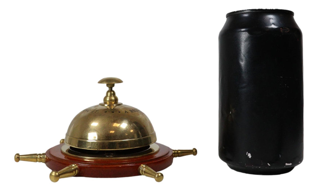 Vintage Brass Nautical Rudder Helm Wheel Paperweight Desk Counter Call–  Ebros Gift