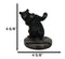 Rustic Western Hide And Seek Black Bear On Tree Ring Cell Phone Holder Figurine