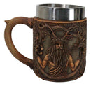 Celtic Horned God Herne Cernunnos With Antlers And Sacred Symbols Coffee Mug