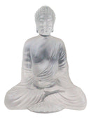 Zen Shakyamuni Buddha Meditating Clear Translucent Acrylic Resin Figurine