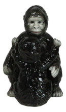 Jungle Rainforest Wildlife Gorilla Ape And Baby Ceramic Salt And Pepper Shakers