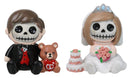 Set Of 2 Mr And Mrs Furrybones Bride Groom Wedding Skeleton Furrybones Figurines