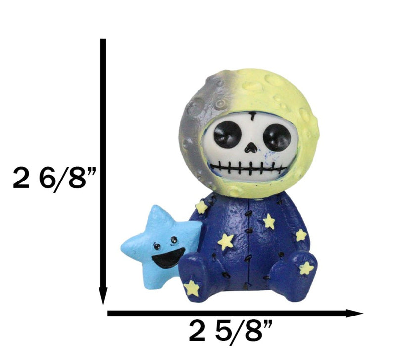 Furrybones Celestial Heavens Luno Moon and Stars Skeleton Furry Bones Figurine