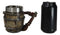 Rustic Western Cowboy Saloon Whiskey Barrel Coffee Mug With Shotgun Handle