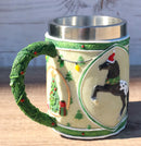 The Trail Of Painted Ponies Appy Holidays Christmas Santa Horse Tankard Mug