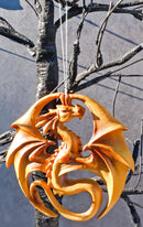 Anne Stokes Fantasy Royal Seal Golden Medal Dragon Tree Hanging Ornament Decor