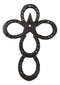 Cast Iron Rustic Western Horseshoes And Lone Star Christian Wall Cross Plaque