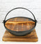 Large Cast Iron Japanese Sukiyaki Shabu Nabe Cooking Hot Pot With Trivet 9.5"D