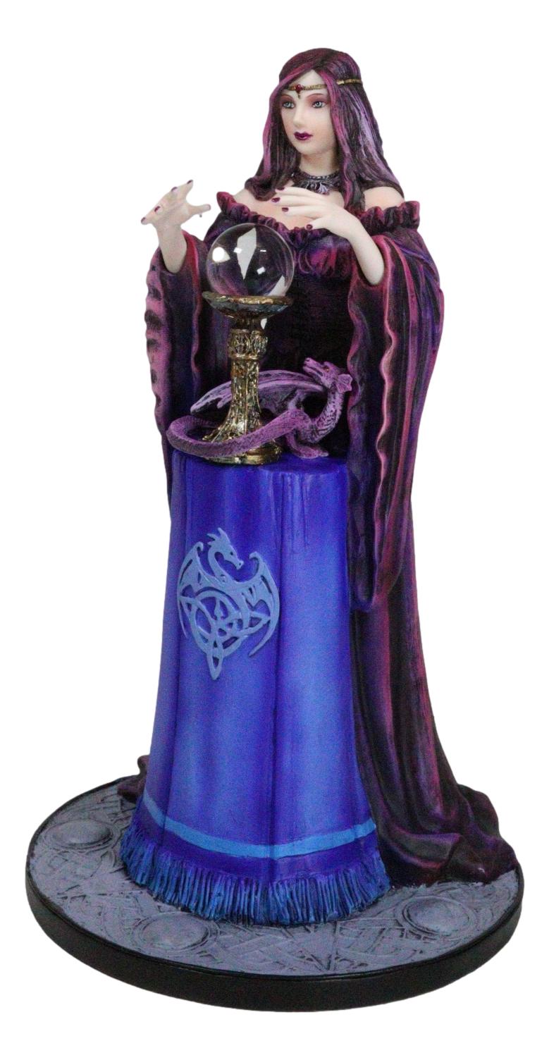 Ice Dragon Crystal Ball Figurine shops Castle Fantasy Magic Mythical A G SLOCOMBE WAPW