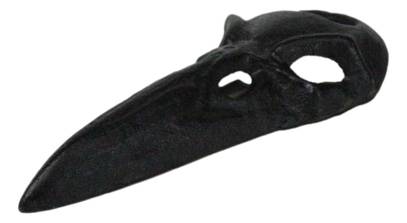 Cast Iron Black Harbinger Of Doom Raven Crow Skull Hand Bottle Cap Opener